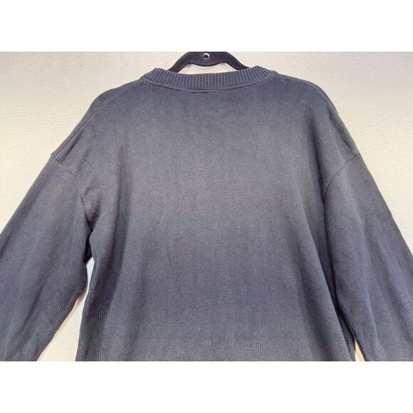 Vintage Gepetto Country Embellished Crewneck Sweater One Size Fits All Black Gol - Picture 11 of 11